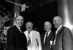 (29534) Tom Donahue, Richard Cordtz, John Sweeney, George Hardy, SEIU Convention, New York, New York, 1980