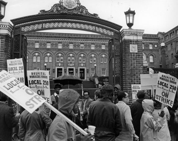 (29566) Local 250, San Francisco General Hospital Strike March, San Francisco, California, 1974