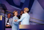 (29688) Betty Bednarczyk, Hillary Clinton, 22nd SEIU Convention, Pittsburgh, Pennsylvania, 2000