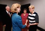 (29698) Hillary Clinton, John Sweeney, Betty Bednarczyk, Legislative Conference and Lobby Day, Washington, D.C., 1995