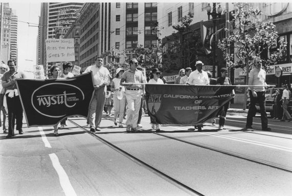 (29935) AFT Members March at the 1984 Democratic National Convention
