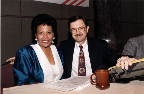 (30197) Ophelia McFadden, Jim Hightower, Public Employee Convention and Lobby Day, 1991