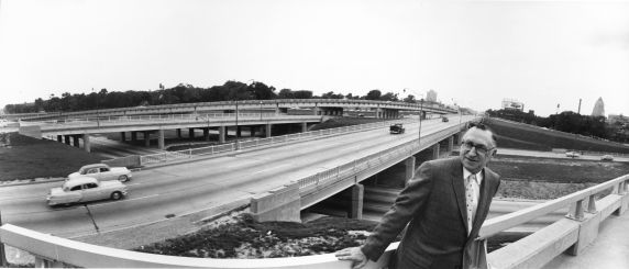 (3035) Portraits, Mayor Albert Cobo, Freeways, Detroit, 1956
