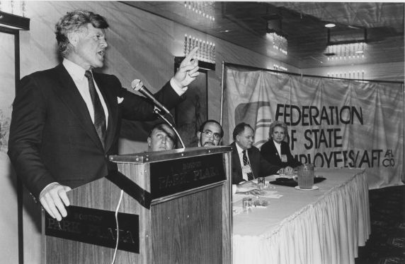 (30373) Senator Edward Kennedy Speaking at the Federation of State Employees Conference