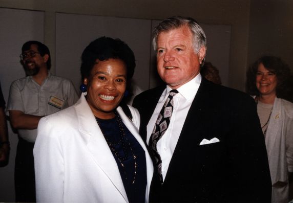 (30391) Ophelia McFadden and Ted Kennedy, Washington, D.C., 1993