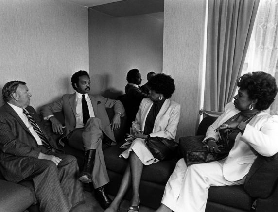 (30400) Richard Cordtz, Jesee Jackson, Ophelia McFadden, Executive Board Meeting, 1983