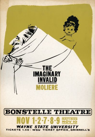(30529) Bonstelle Theatre, "Imaginary Invalid," 1963