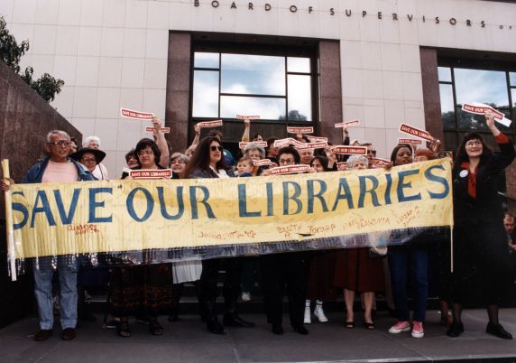 (30539) Local 660, Save Our Libraries Protest, 1994