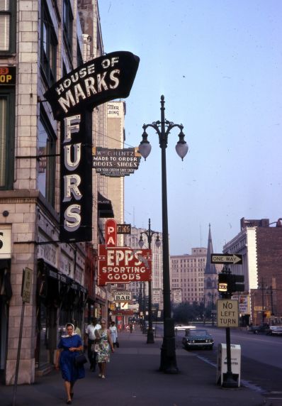 (30682) Streetscapes, Businesses, Detroit, 1960s
