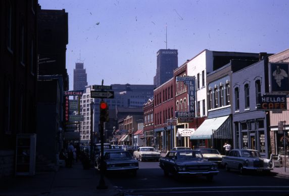 (30686) Streetscapes, Businesses, Greektown, Detroit, 1966