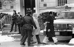 (30853) John Sweeney Arrest, South African Embassy Demonstration, Washington, D.C., 1985