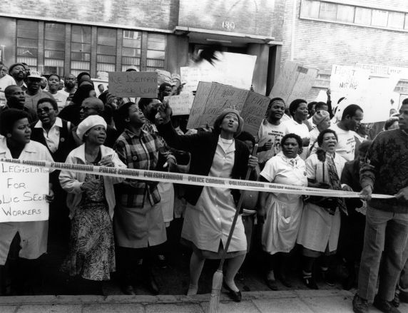(30860) SADWU March, Johannesburg, South Africa, 1990