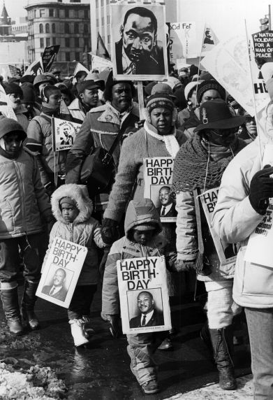 (31021) Martin Luther King, Jr. March, Participants, Washington, D.C., 1982