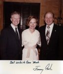 (31262) President Jimmy Carter, Rosalynn Carter, SEIU Local 25 President Gene Moats