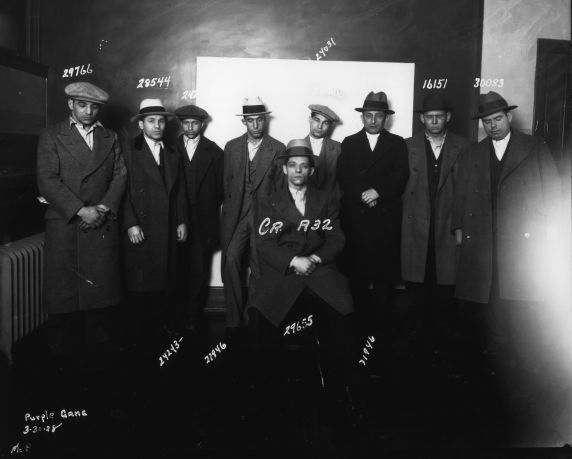 (31864) Organized Crime, Purple Gang, Mug Shots, 1930s
