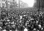 (32124) Draft & Recruitment, Deployment, Crowd Scenes, Detroit, 1917-1918