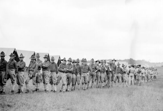 (32157) Army, Training Camp, Camp Life, 1917-1918