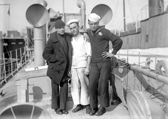 (32233) First World War, Navy, Submarine Chasers, Sailors, 1917