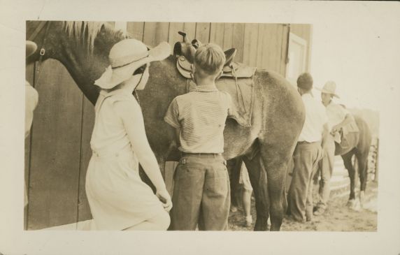 (32324) Horseback riding at Merrill-Palmer Summer Camp