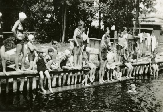 (32326) Swimming at  Merrill-Palmer Summer Camp