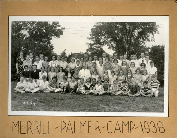 (32332) Group photograph, Merrill-Palmer Summer Camp, 1938