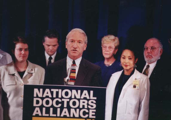(32452) SEIU doctors' council press conference, Washington DC, 1999
