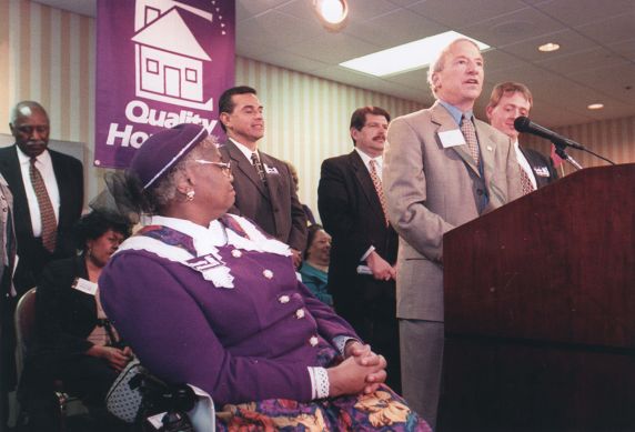 (32456) Homecare workers election and press conference, Los Angeles, 1999