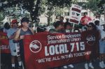 (32465) Justice for Janitors demonstration, Locals 715 and 1877, Sacramento CA, 1997
