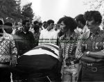 (325) Mourners with the casket of Nagi Daifullah, 1973