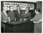 (32647) AFSCME Local 12 members meet AFSCME President Jerry Wurf, 1968