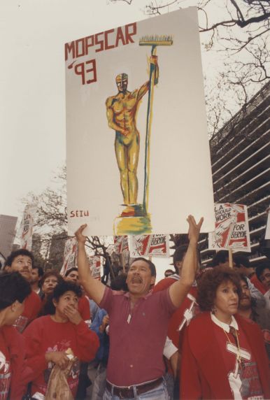 (32781) Justice for Janitors demonstration, Local 399, Los Angeles, 1993