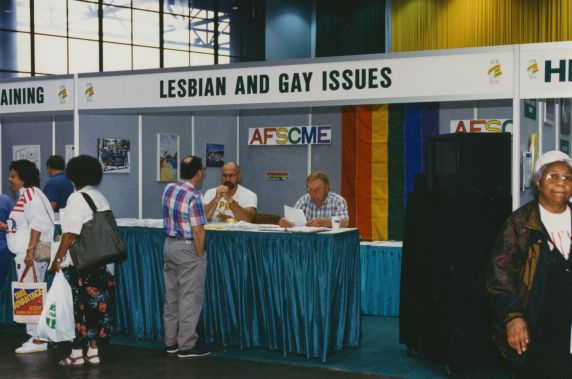 (32815) AFSCME convention booths, 1996