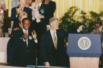 (32822) Bill Clinton and Bill Lucy at AFSCME's 1996 convention