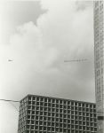 (33041) Janitors rally aerial banner, Pittsburgh PA, 1986