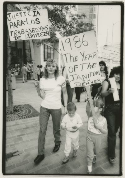 (33043) Janitors rally, Denver CO, 1986