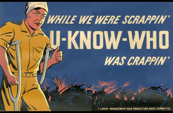 (33260) WWII, War Industry, Propogranda Posters, 1940s