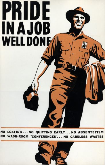 (33263) WWII, War Industry, Propogranda Posters, 1940s