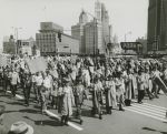 (33497) Janitors marching in parade
