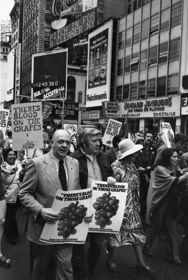 (33599) Grape Boycott, Demonstrations, New York, 1970s