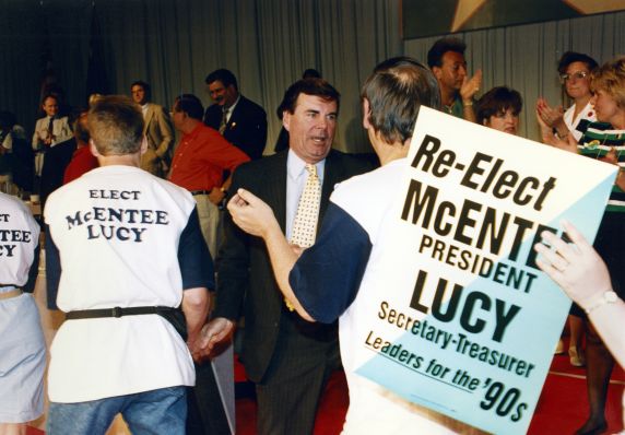 (34365) Gerald McEntee, AFSCME Convention, Las Vegas, NV, 1992