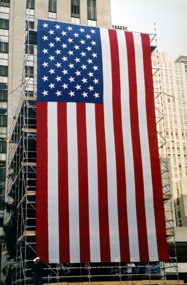 (35058) American Flag, World Trade Center Site, New York City, 2001