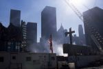 (35110) Flag and Cross, World Trade Center Site, New York, 2001
