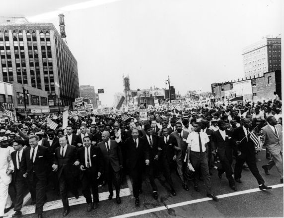 (360) Civil Rights, Demonstrations, "Walk to Freedom," Detroit, 1963