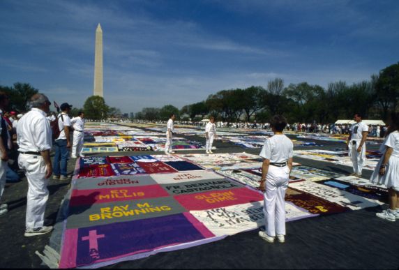 (36004) AFSCME, AIDS Memorial Quilt, Washington, DC, 1993