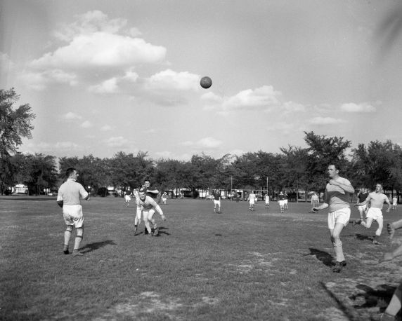 (DN_38582_5) Ethnic Communities, Irish, Sports, Gaelic Football, 1958