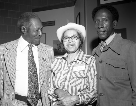 (47203) Rosa Parks Papers opening reception, 1976