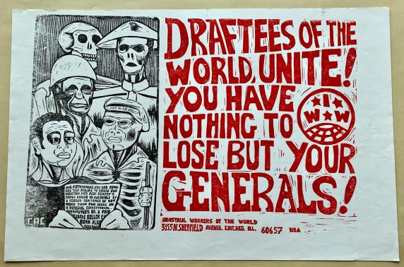 (46036) Posters, Anti-War Movement, Military Drafts, 1980s