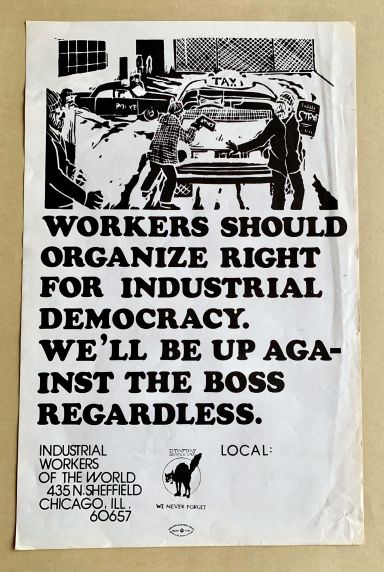(46032) Poster, Industrial Democracy, 1980s
