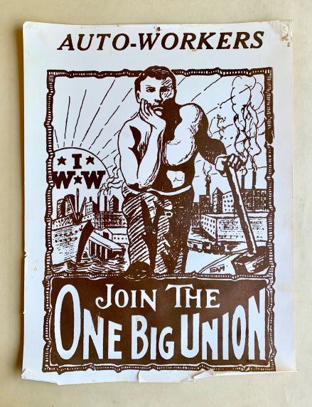 (46043) Posters, "One Big Union" Auto Workers