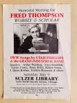 (46046) Poster, Fred Thompson Memorial, Cortez, Phillips, Chicago, c. 1987